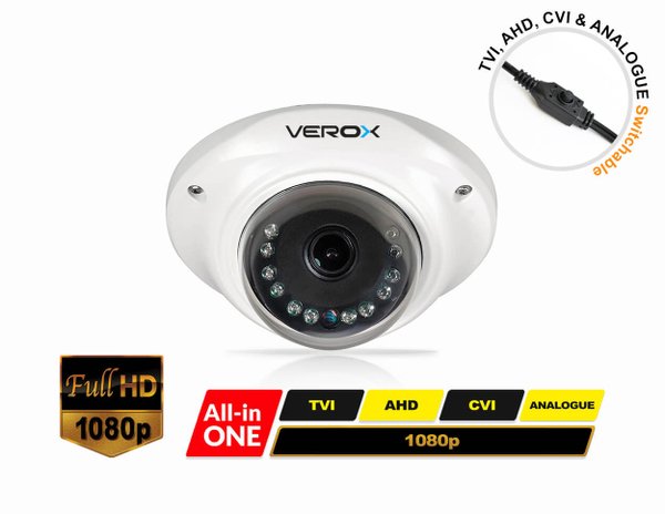 VEROX RV333UNI IR Flat Mini Dome Camera -  CCTV Camera