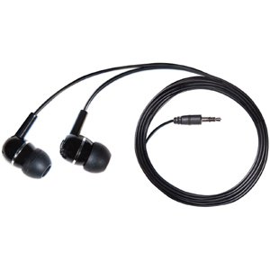V7 HA100-2EP AUDIO IN-EAR EARBUDS BLACK STEREO HEADPHONES IN