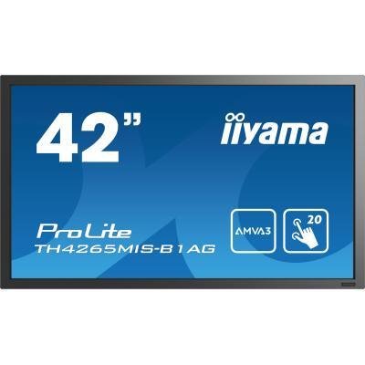 IIYAMA TH4265MIS-B1AG - 42" Black Interactive Display Full HD