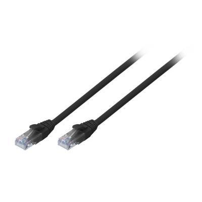 Lindy 48079 - 3m CAT6 U/UTP Snagless Gigabit Network Cable - Black