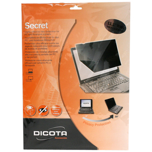 Dicota D30112 - SECRET PRIVACY SCREEN PROT BLK .
