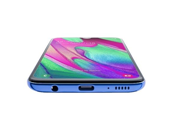 Samsung SM-A405FBLU - GALAXY A40 BLUE 5.9 IN 64GB DUAL SIM ANDROID IN - Smart Phone
