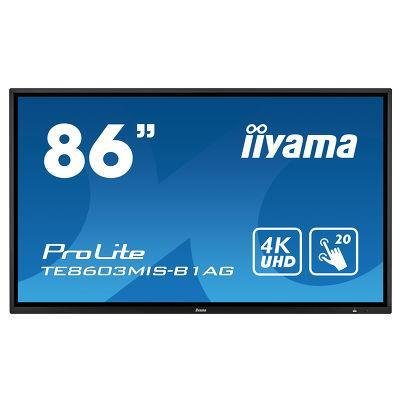 IIYAMA TE8603MIS-B1AG - 86" Black Interactive Display 4K