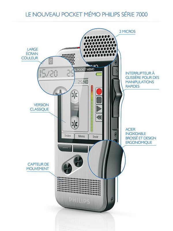 Philips DPM7200/01 - PocketMemo Voice Recorder