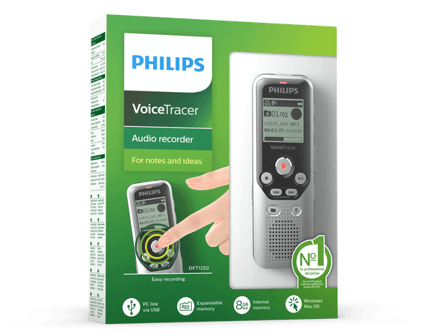 Philips DVT1250 - VoiceTracer Audio recorder