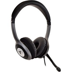 Computer Accessories/Headset/Multimedia And Games V7 HU521-2EP DELUXE USB HEADSET W/MIC ON CABLE CON
