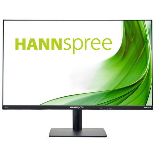 Hannspree HE247HPB - 23.8" FHD super-slim desktop monitor; 3H hard coated. Display diagonal: 60.5 cm